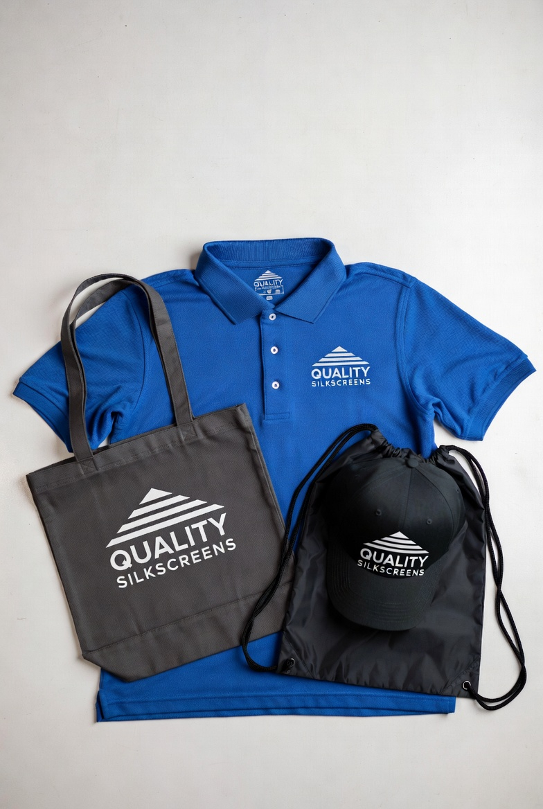 Custom polos and bags